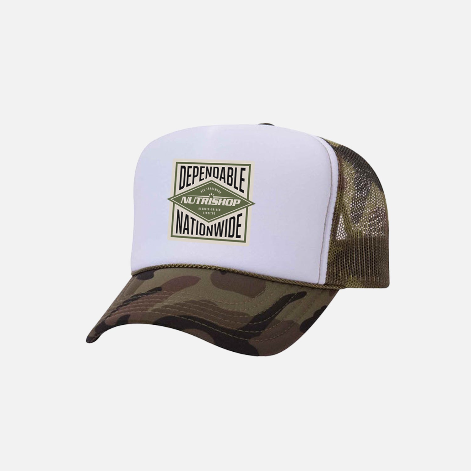 Diamond Box Foam Trucker Hat